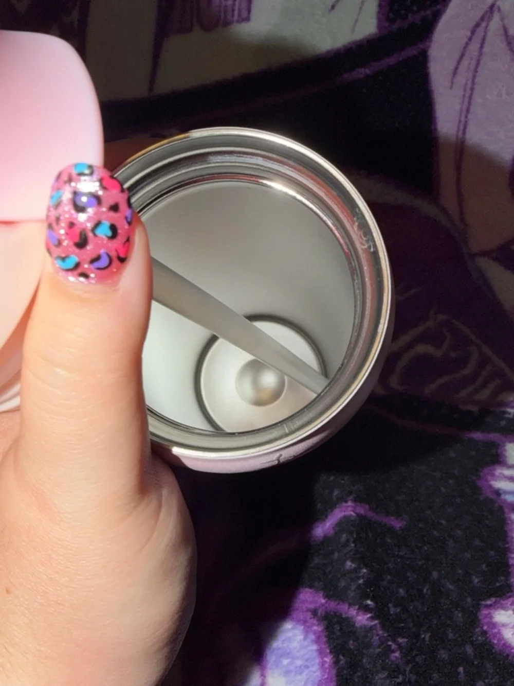 ello Pink Cherry Stainless Water Bottle with Flip Handle